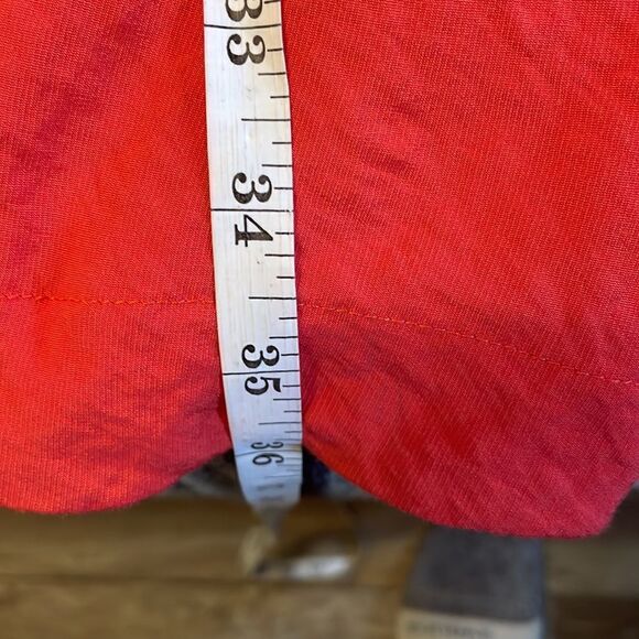 New York & Company beach dress/cover-up, orange/red size M - Picture 7 of 8